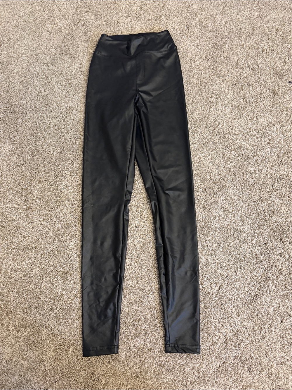 Offline By Aerie High-Rise Black Faux Leather Jeggings for Women